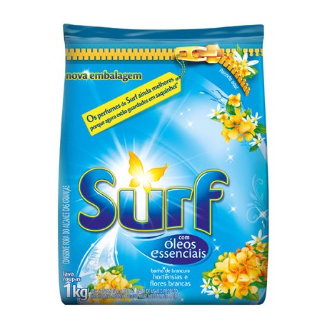 Sabão em pó Surf Azul Sachet - 1kg