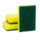 Esponja dupla face verde e amarela