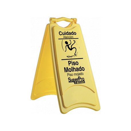 Placa de aviso "Piso Molhado" Bettanin