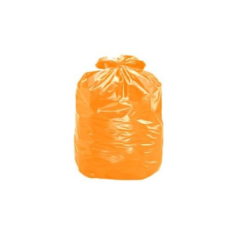 Saco para lixo 110 litros lp. laranja