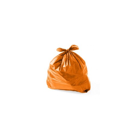 Saco para lixo 20  litros lp. laranja