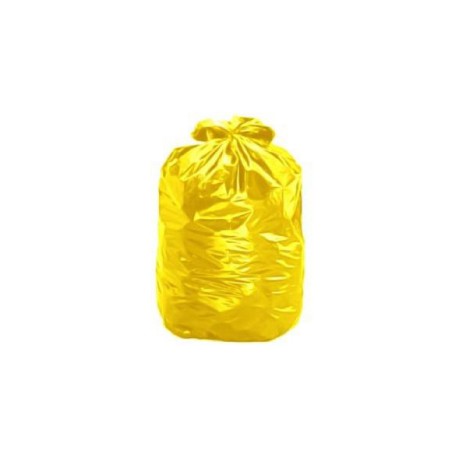 Saco para lixo 300 litros lp. amarelo