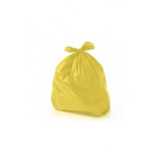 Saco para lixo 40 litros lp. amarelo