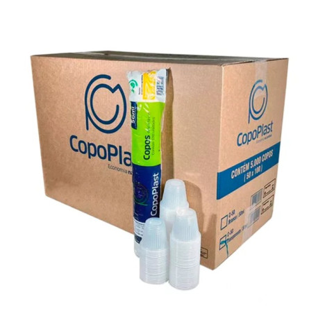Copo descartável Copoplast - 50mL (ABNT)